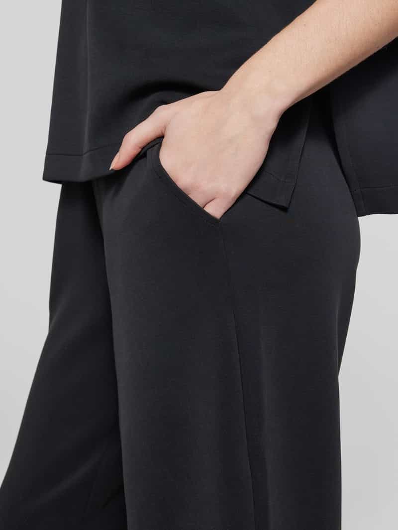 Jake*s Casual Wide fit stoffen broek met elastische band
