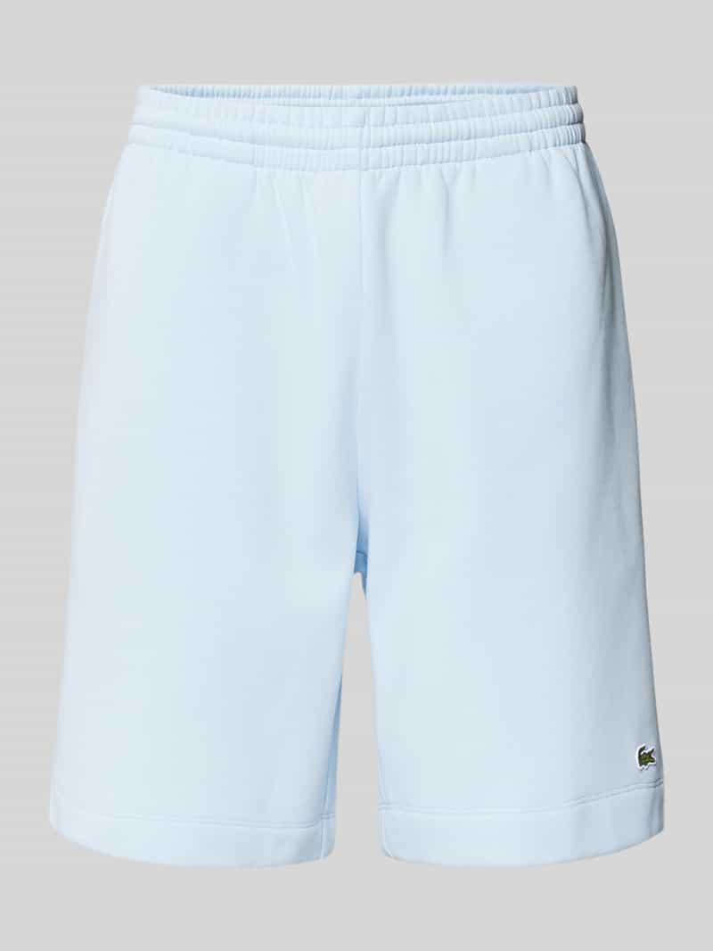 Lacoste Regular fit sweatshorts met elastische band