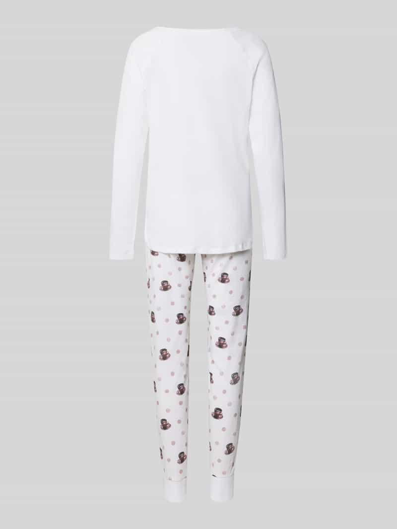 LOUIS & LOUISA Regular fit pyjama van puur katoen model 'Meine Auszeit'