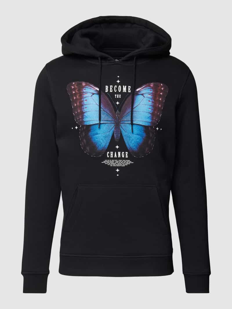 mister tee Hoodie met motiefprint model 'Become the Change'