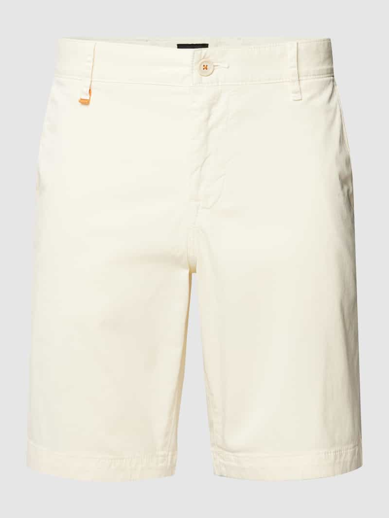 Boss Orange Korte slim fit chino met steekzakken