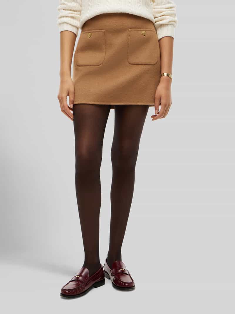 Tommy Hilfiger Regular fit minirok van wolmix