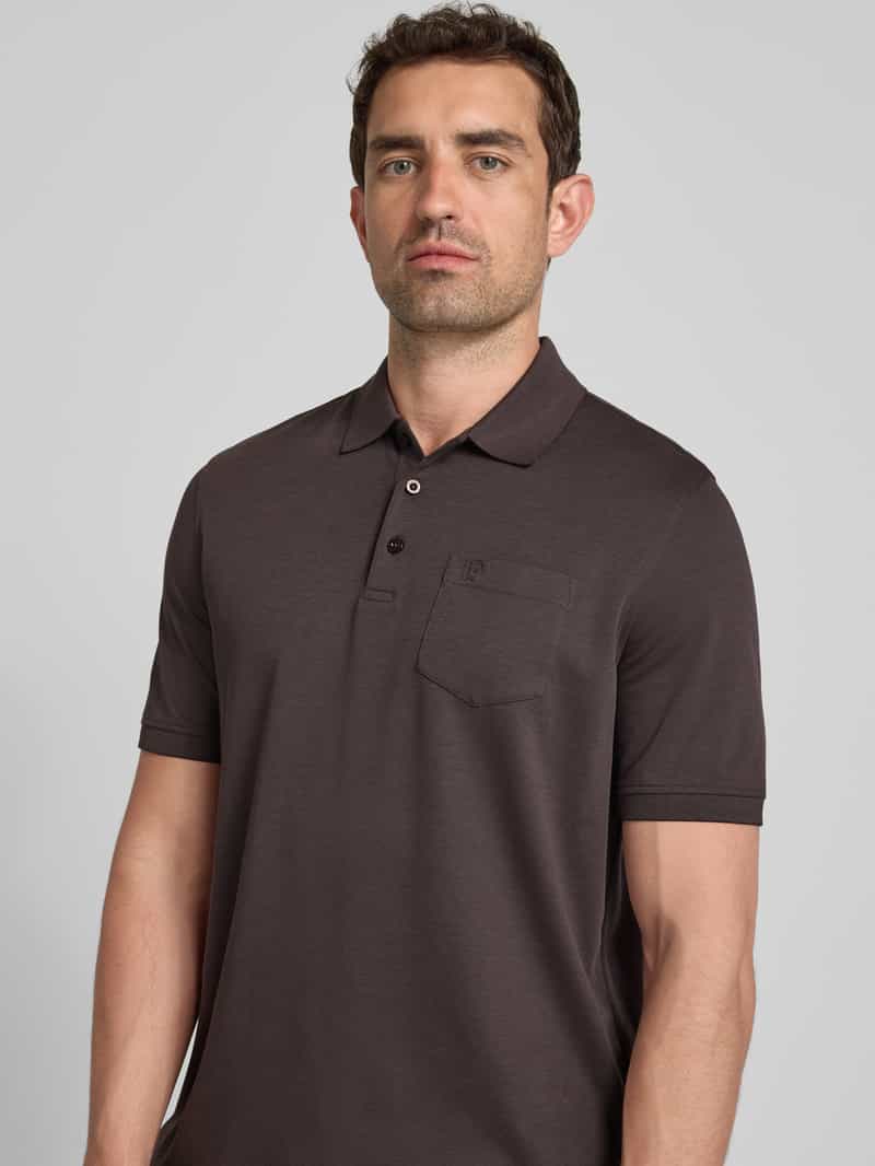 Bugatti Poloshirt met borstzak