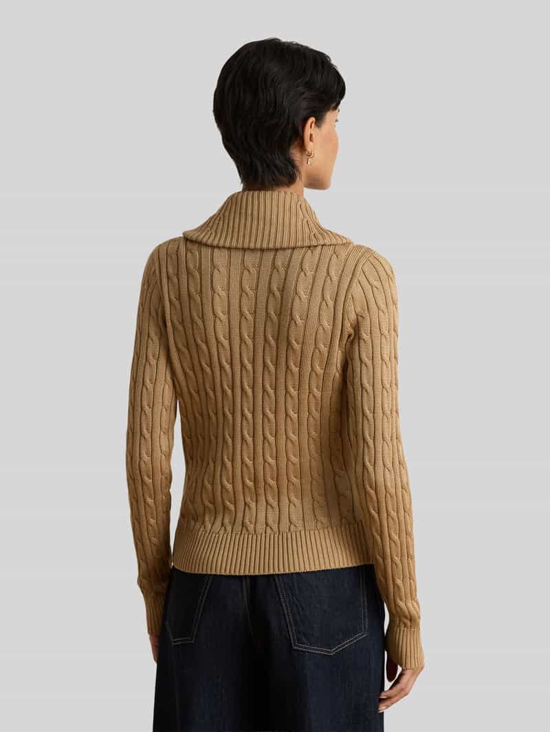 Lauren Ralph Lauren Regular fit pullover van mix van katoen en viscose
