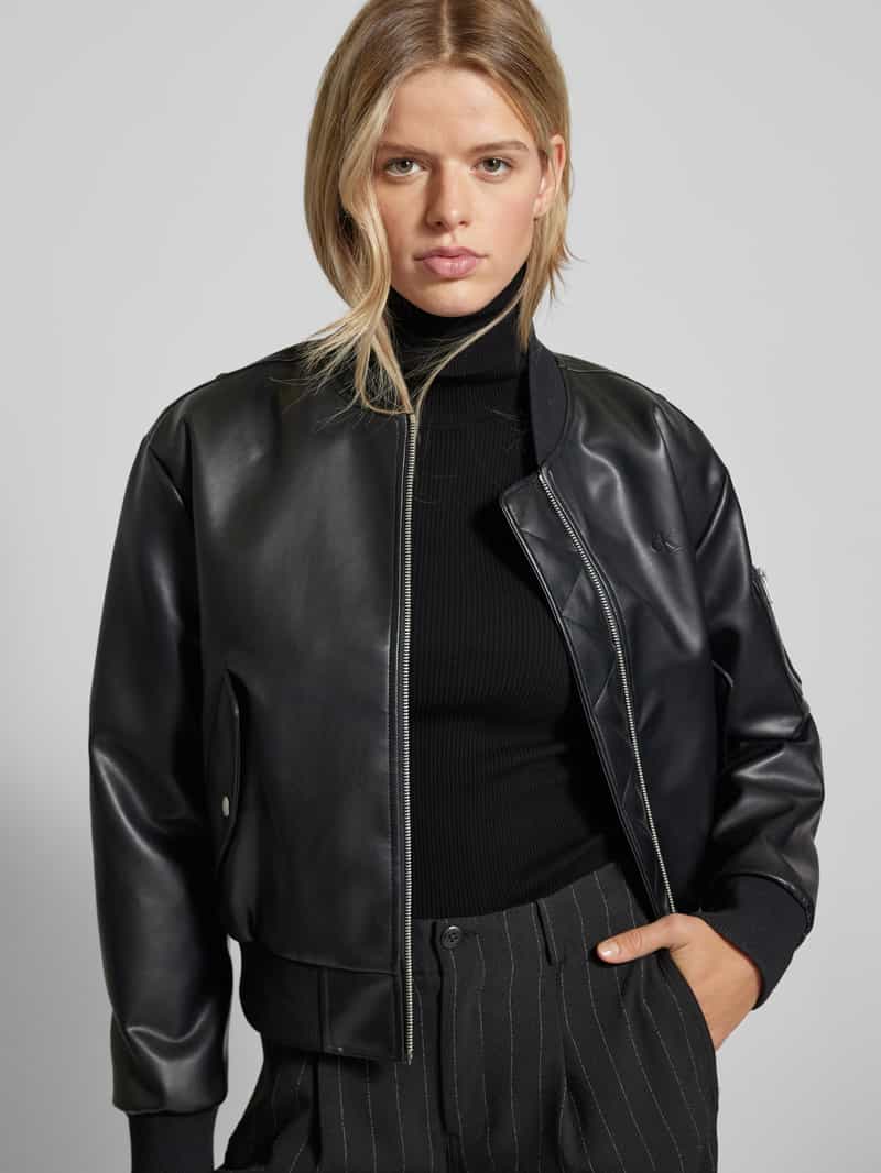 Calvin Klein Jeans Shirt met lange mouwen en col