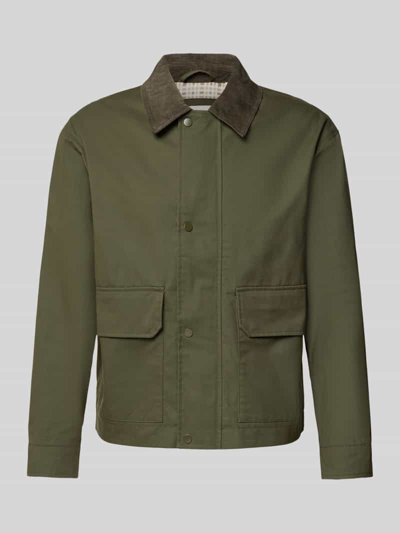 JACK & JONES Premium Overhemdjack met opgestikte klepzakken