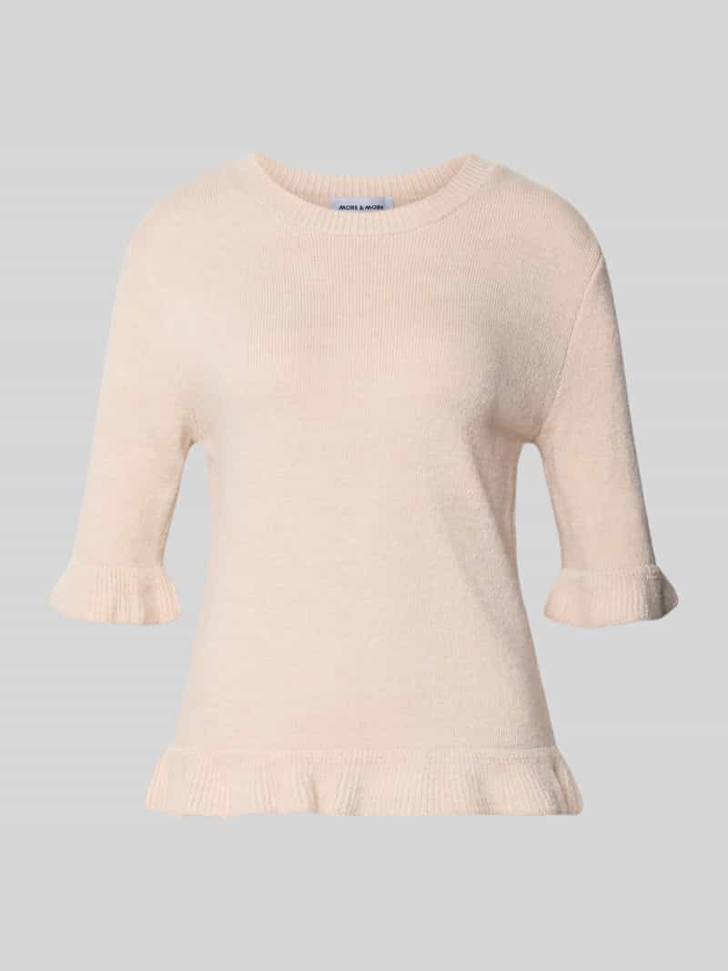 MORE & MORE Shirt met lange mouwen met viscose