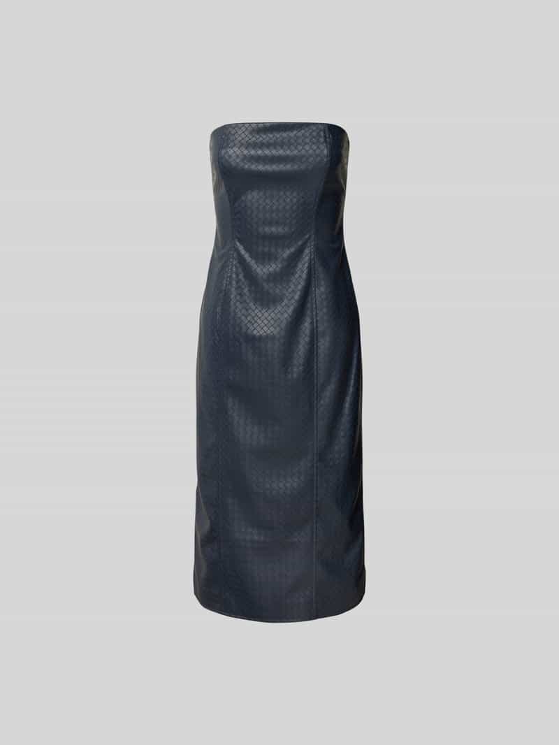 Midi-jurk in leerlook