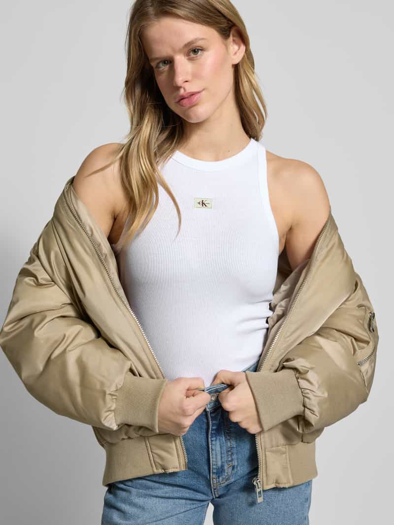 Calvin Klein Jeans Tanktop met labeldetail