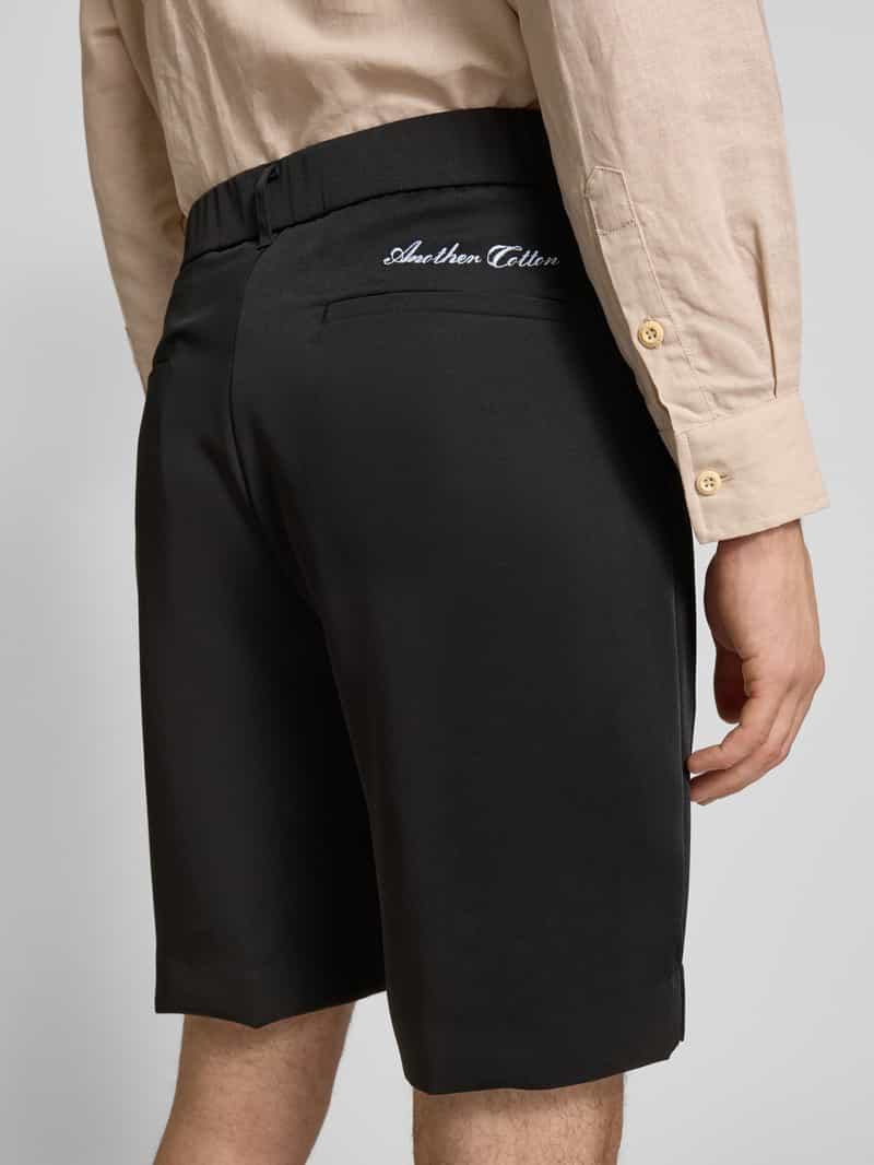 ANOTHER COTTON LAB Regular fit korte broek met bandplooien