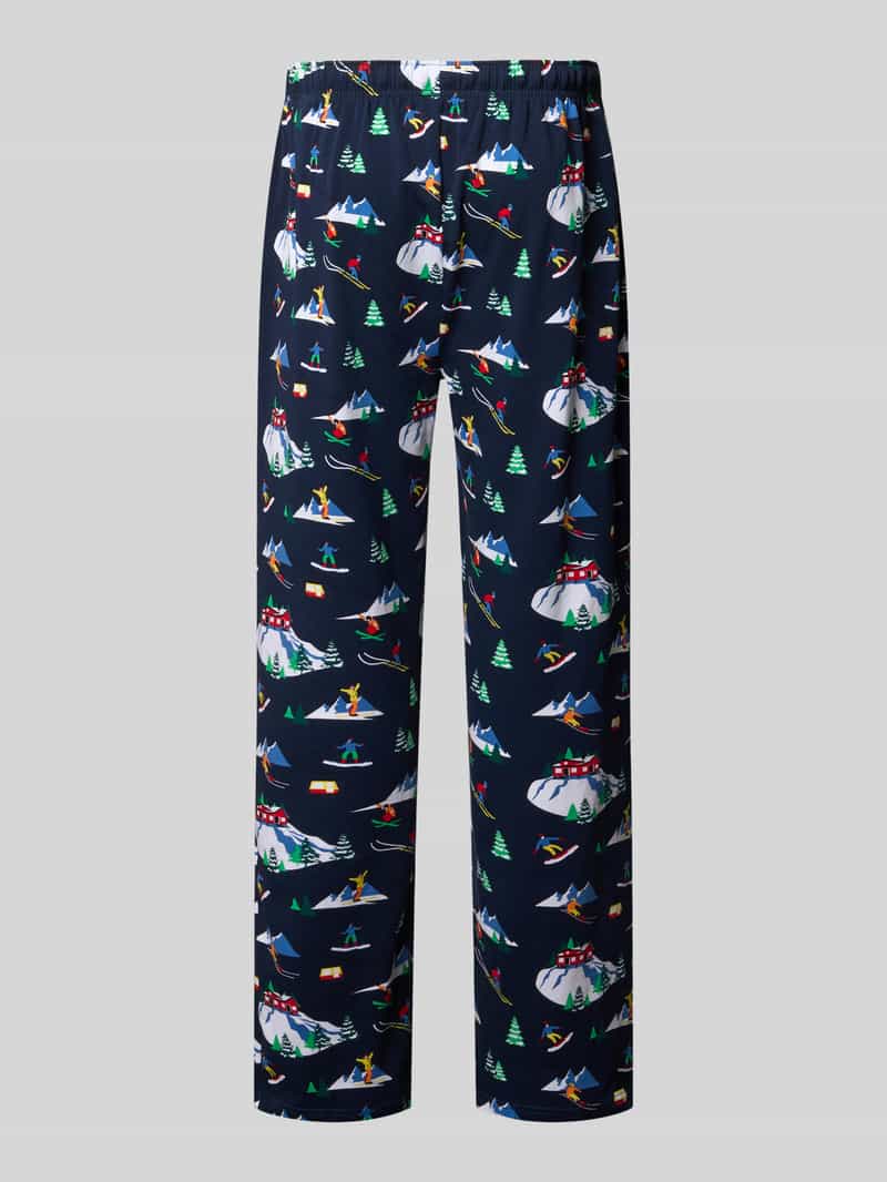 Christian Berg Men Regular fit pyjamabroek in all-over look