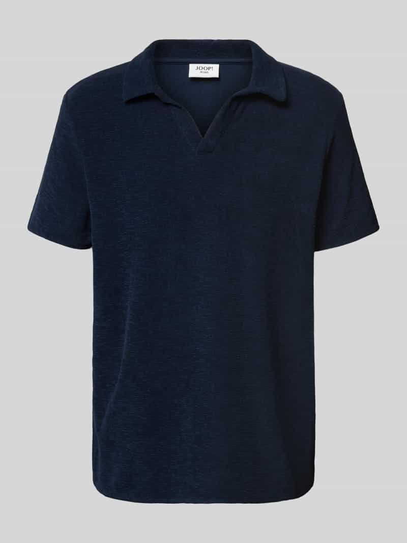 Joop Jeans Poloshirt Antal Kraag zonder knopen