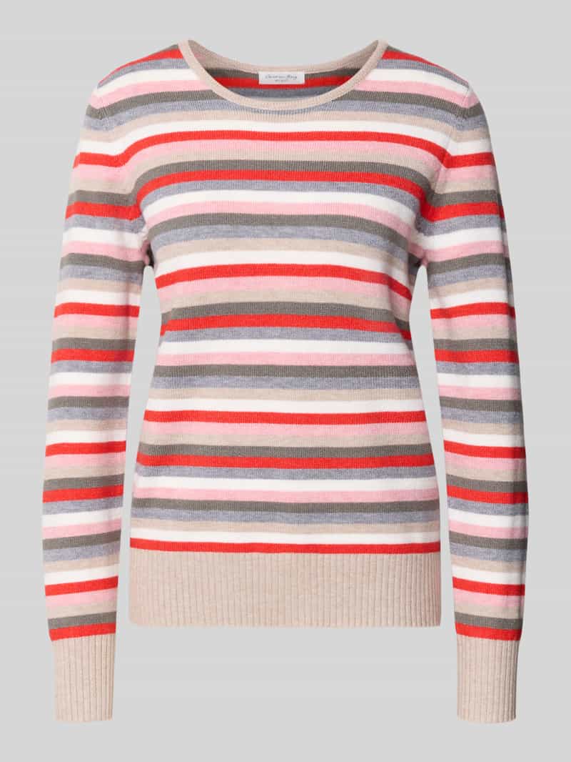 Christian Berg Woman Gebreide pullover met ribboorden
