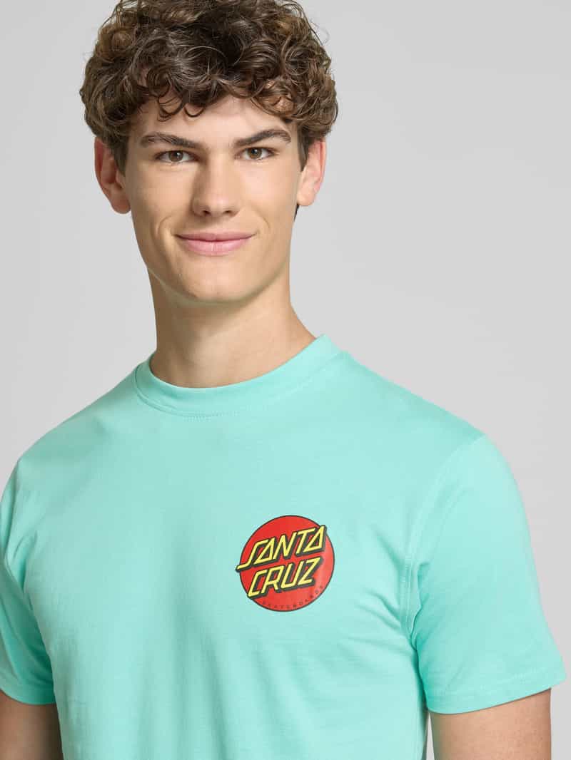 Santa Cruz T-shirt met labelprint