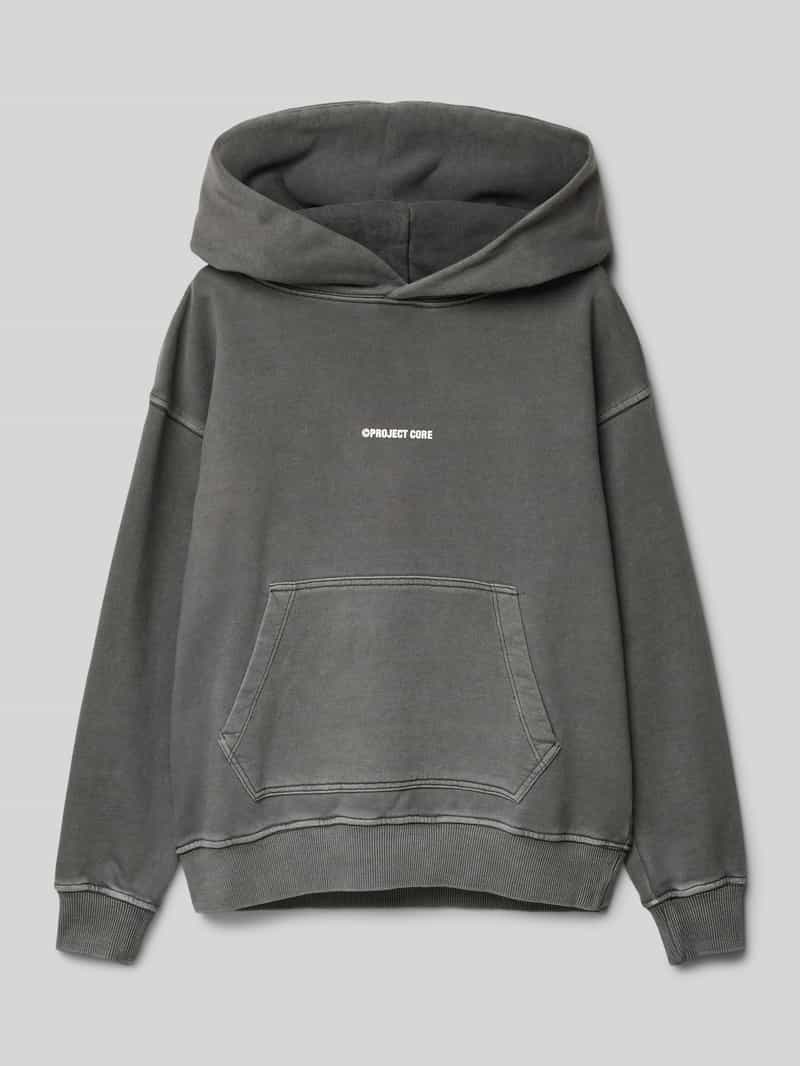 jack & jones Hoodie met labelprint model 'KINETIC'