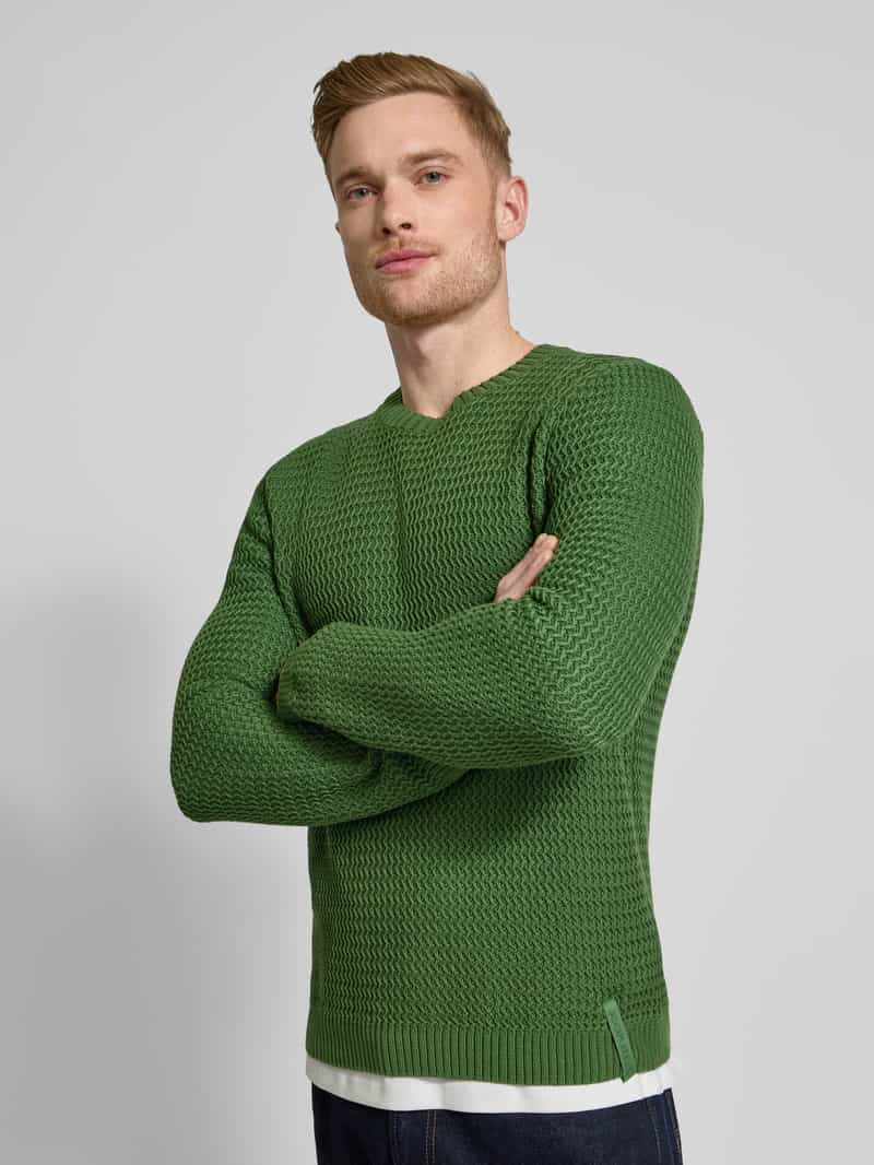 JOOP! JEANS Gebreide pullover met ronde hals model 'Gerono'