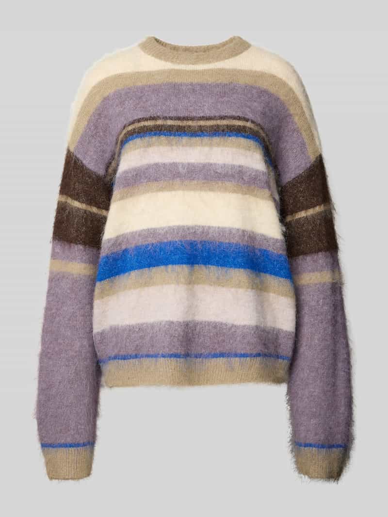 Jake*s Collection Loose fit gebreide pullover met wol