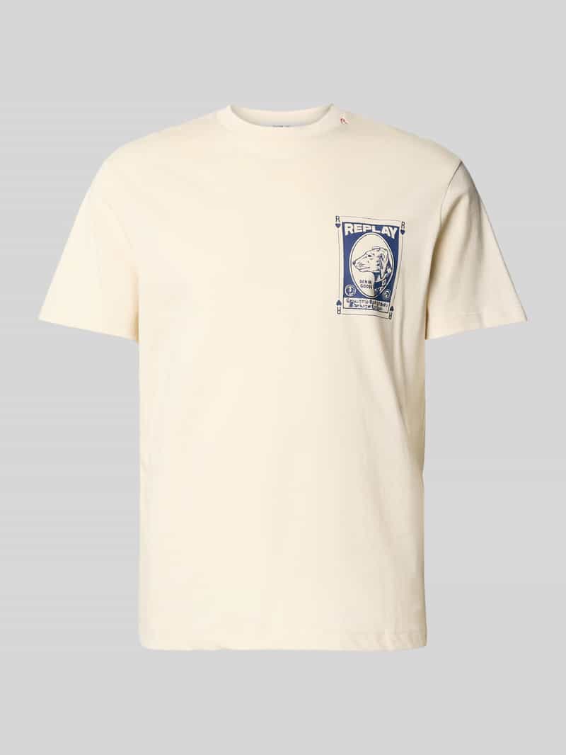 Replay T-shirt met ronde hals
