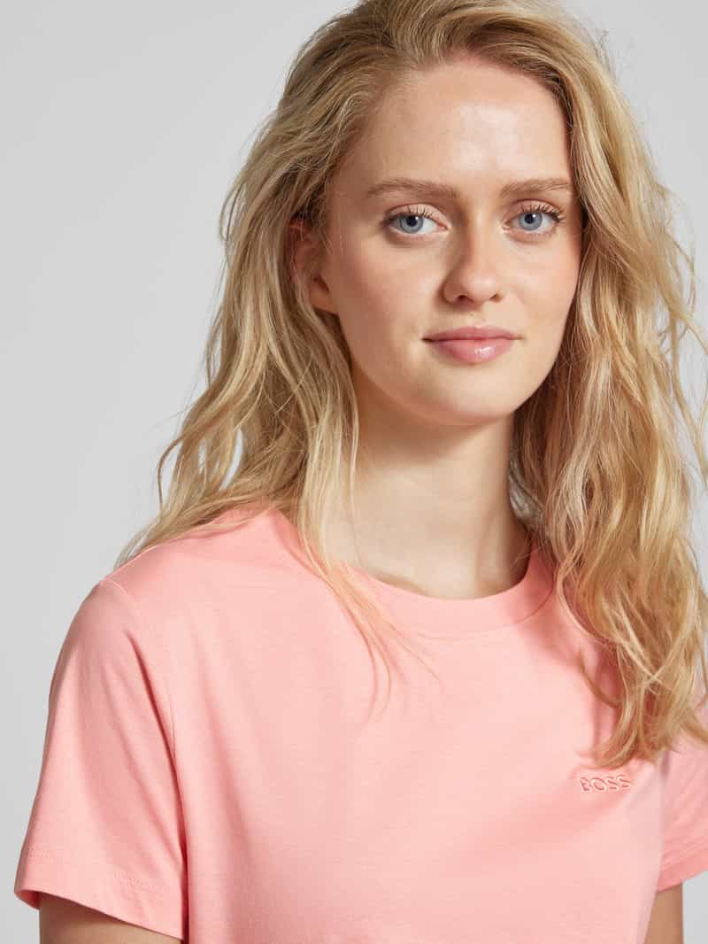 Boss Orange T-shirt met labelstitching model 'Esogo'