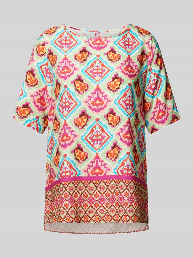 milano italy Blouse met all-over motief