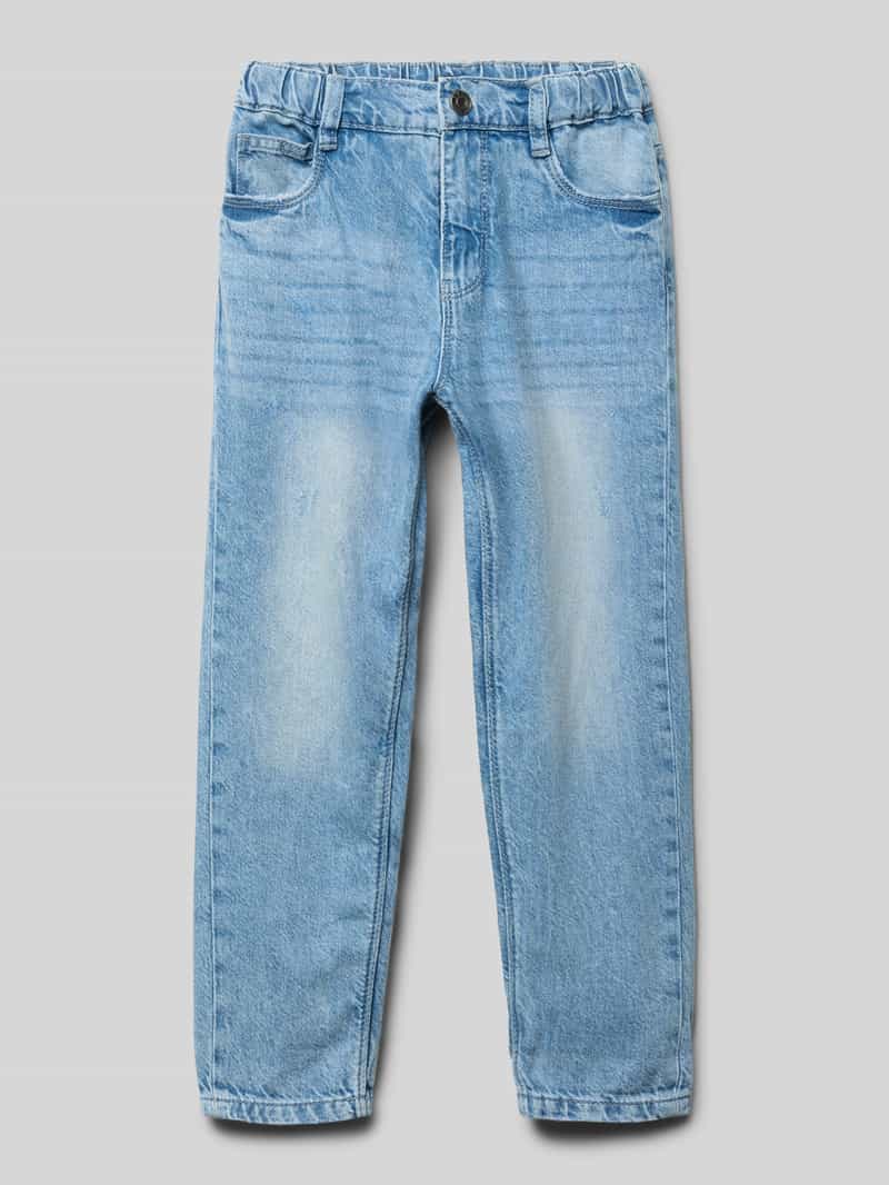 BLUE SEVEN Straight fit jeans met deels elastische band