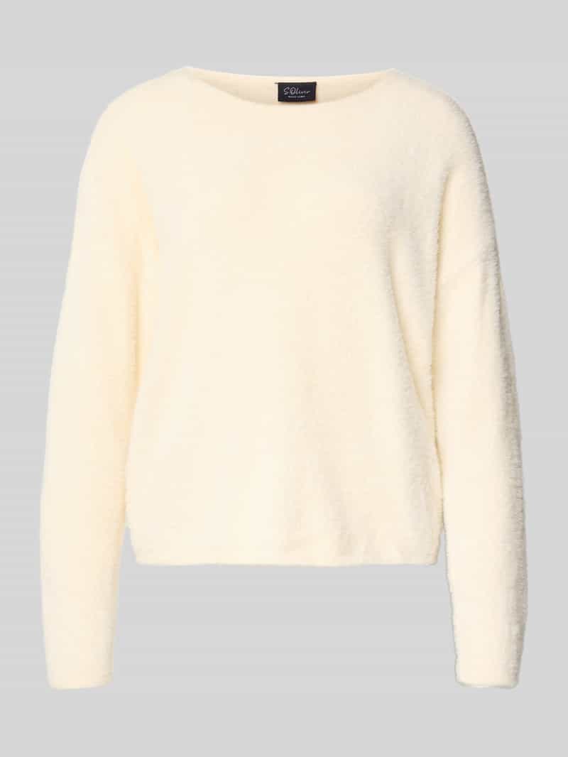 s.Oliver BLACK LABEL Regular fit gebreide pullover met viscose