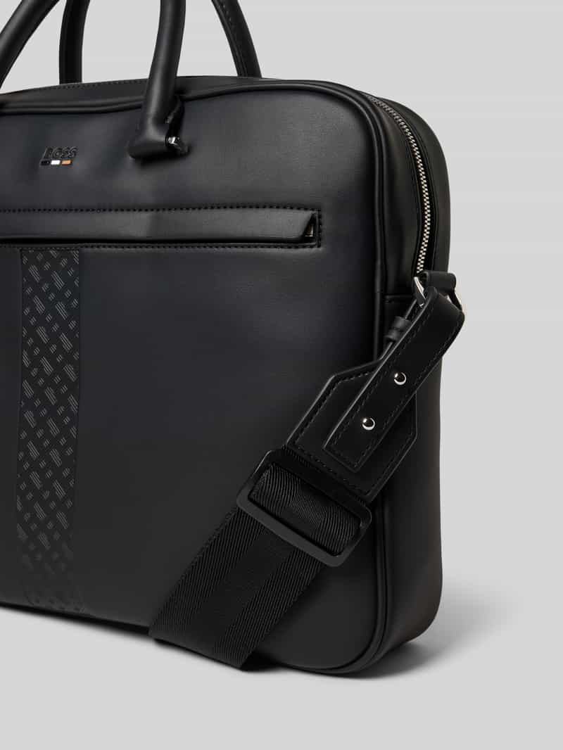 Boss Laptoptas met ritsvakken aan de buitenkant model 'RAY'