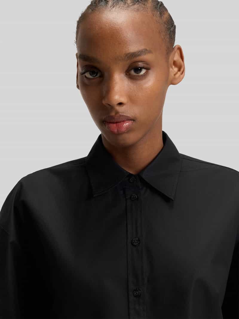 HUGO Boxy fit overhemdblouse van puur katoen model 'ELMA'