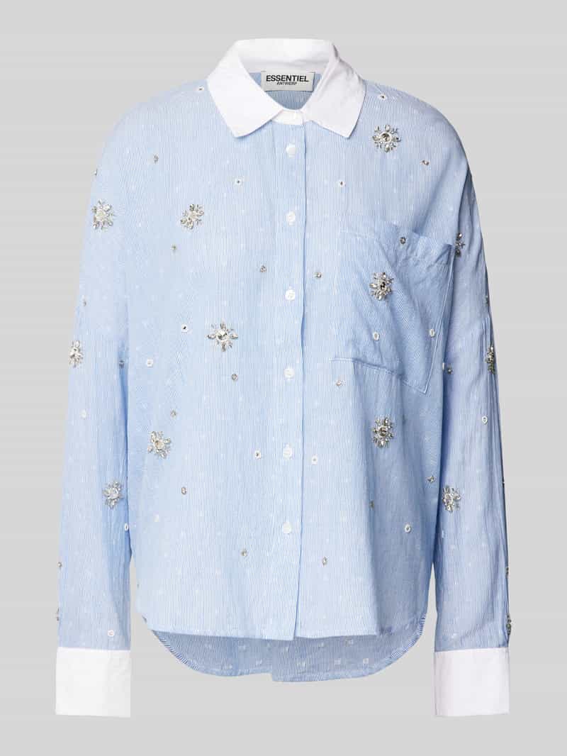 Essentiel Antwerp Overhemdblouse met doorknoopsluiting model 'Helight'