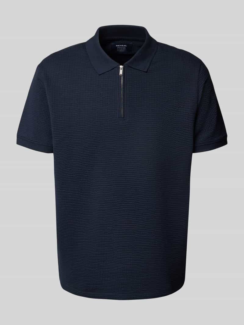 MCNEAL Poloshirt met korte ritssluiting