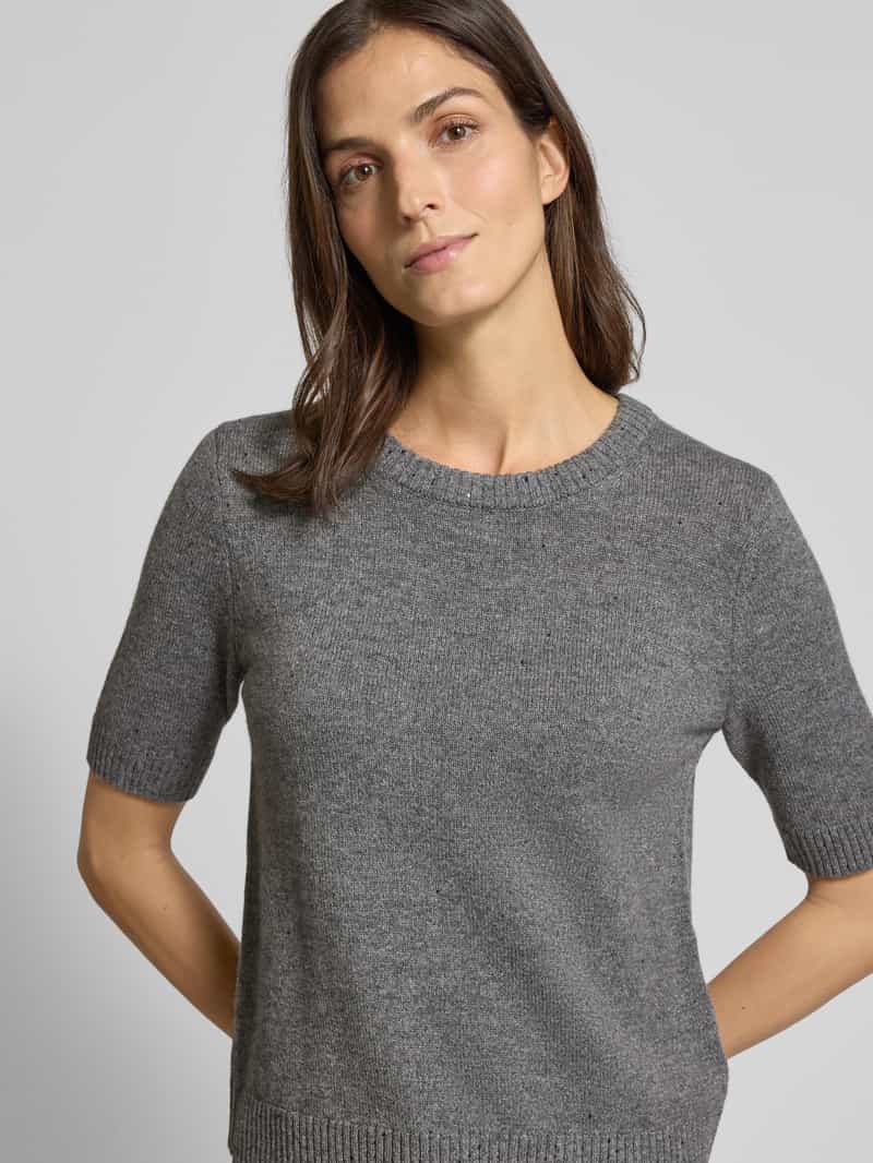 comma Regular fit T-shirt van wolmix model 'Protect'