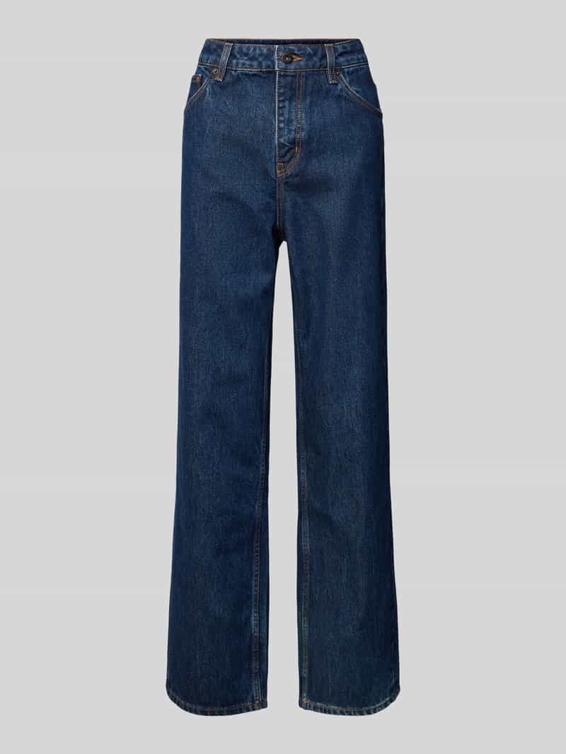 Hugo Blue Wide leg jeans in 5-pocketmodel model 'Leni'