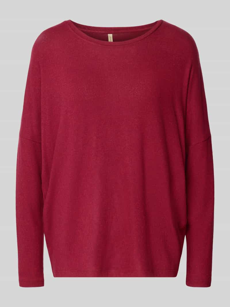 Soyaconcept Sweatshirt met geribde ronde hals model 'Biara'