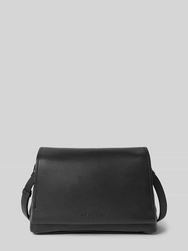 Crossbody tas met reliëflogo model 'Hera'