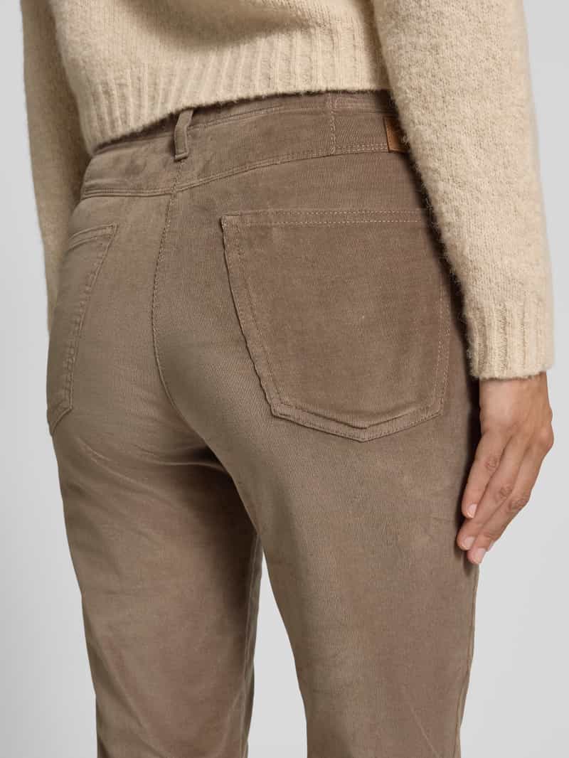 Raphaela By Brax Straight fit corduroy broek model 'Laura'