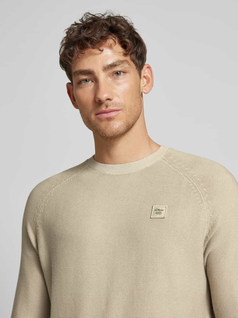 s.Oliver RED LABEL Gebreide pullover met ribboorden