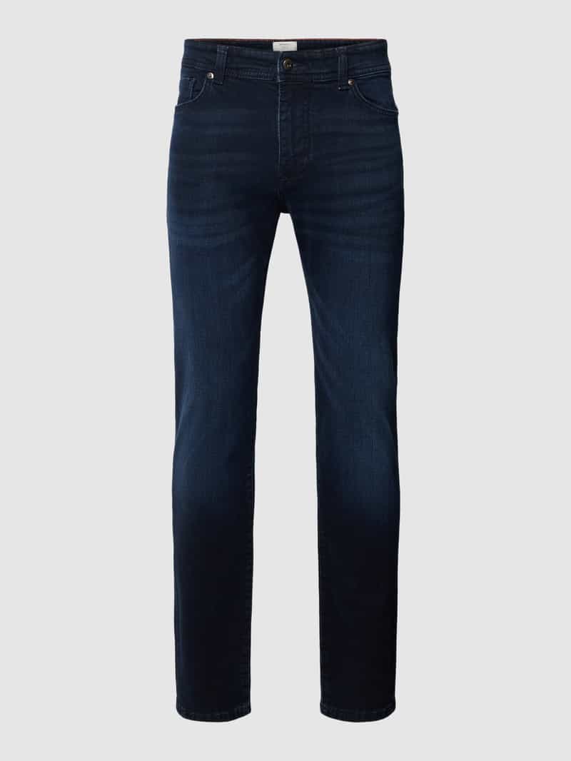 MCNEAL Slim fit jeans met knoop- en ritssluiting