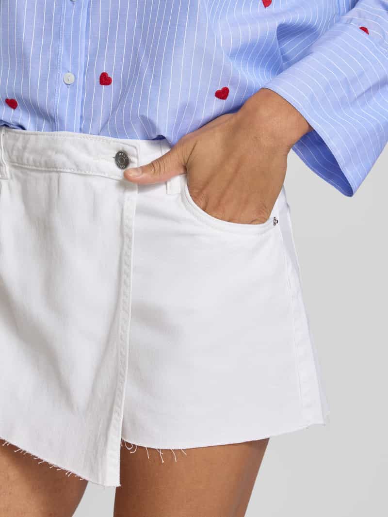 Only Regular fit korte jeans in wikkellook model 'TEXAS'
