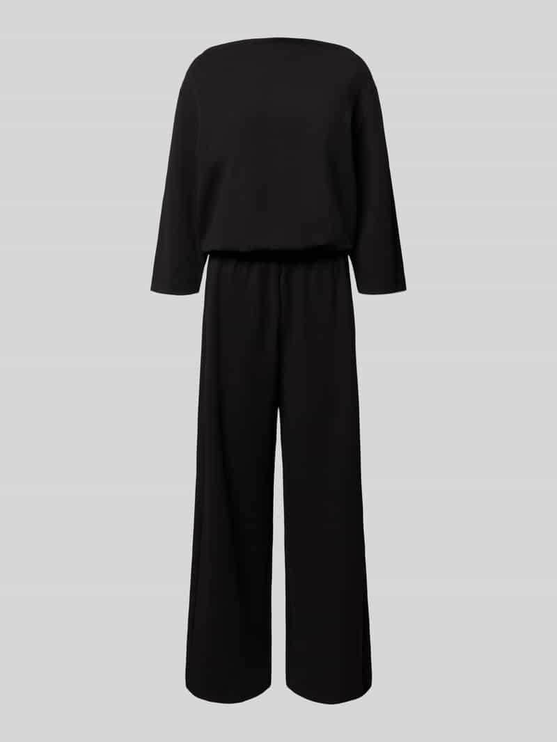 Opus Jumpsuit met cascadehals en steekzakken