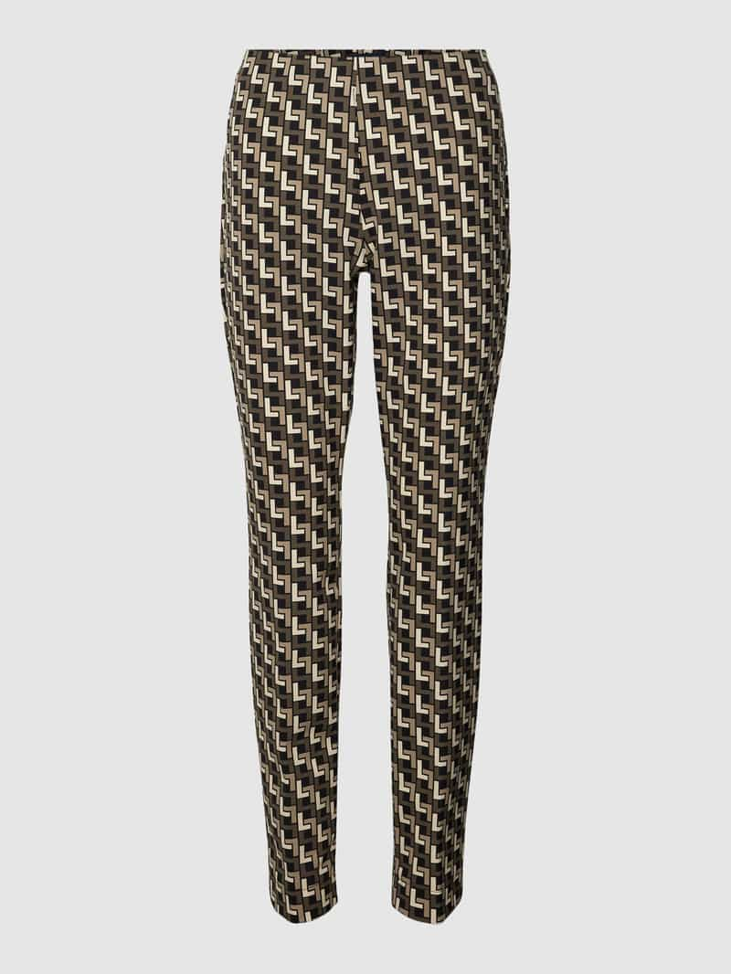 Gardeur Broek met all-over motief model 'Zene'