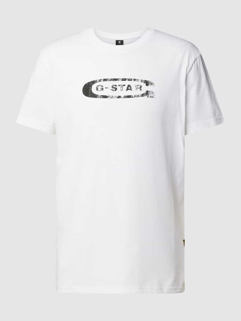 G-Star Raw T-shirt met labelprint