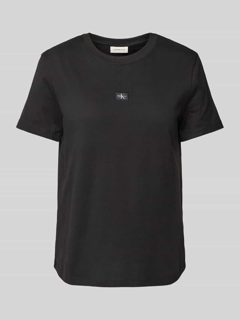 Calvin Klein Jeans Regular fit T-shirt met labelprint