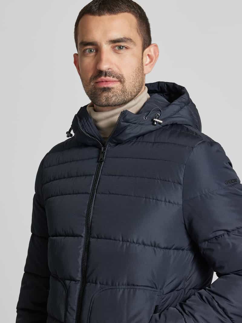 Geox Gewatteerd jack met capuchon