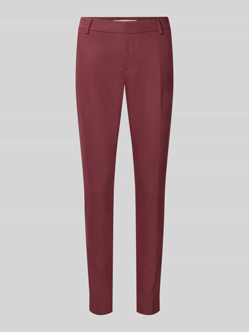 Slim fit pantalon van katoenmix