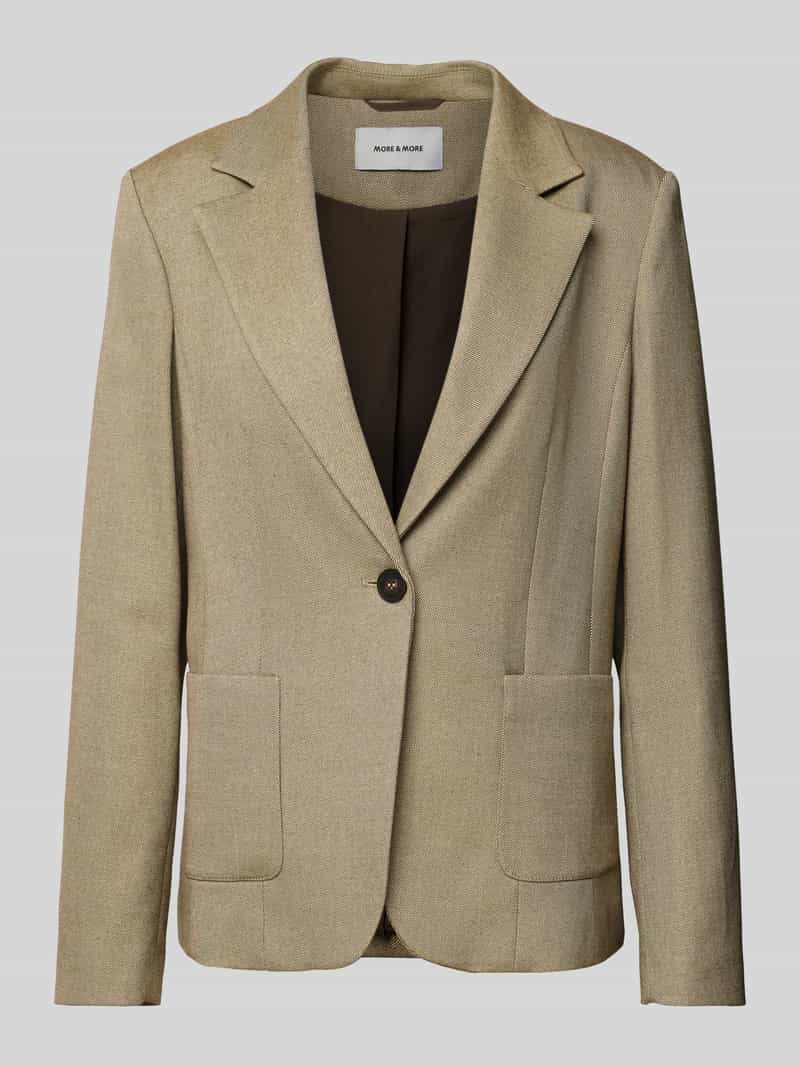 MORE & MORE Regular fit blazer met viscose