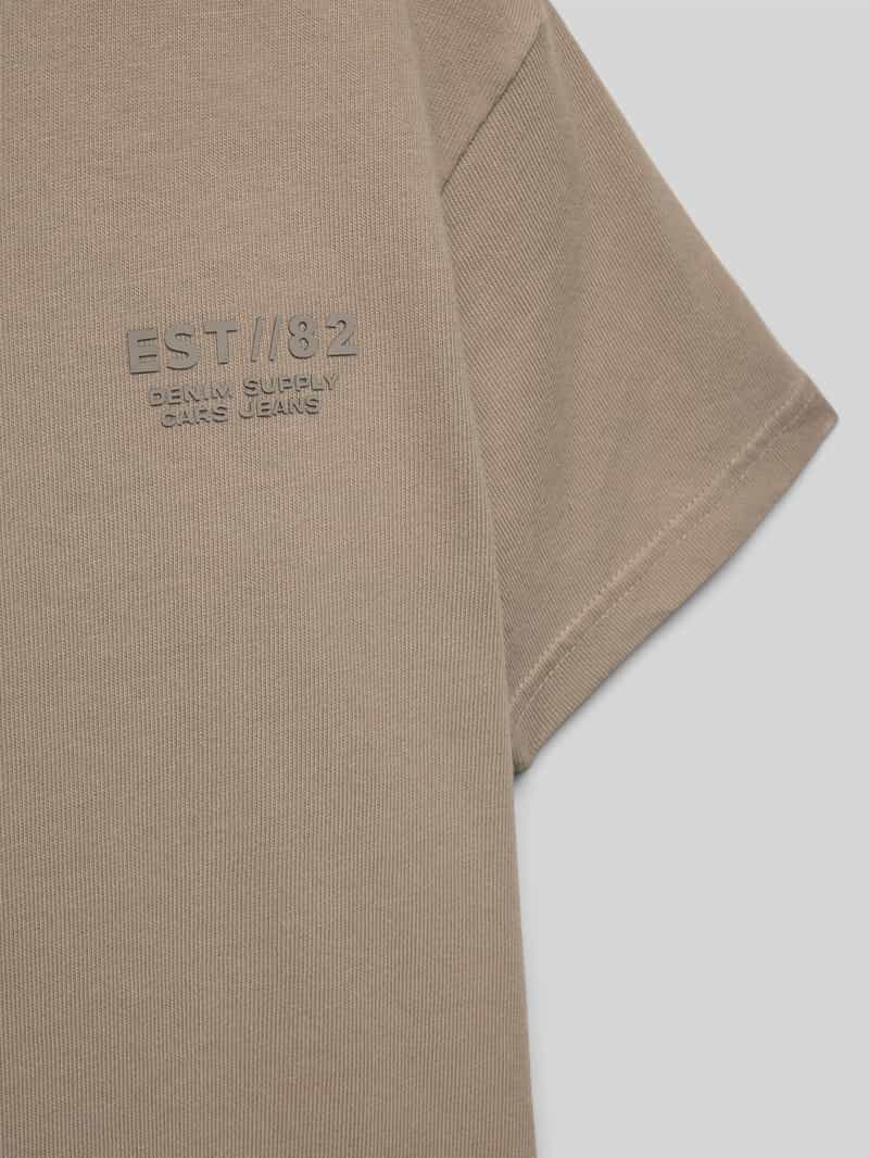 CARS JEANS T-shirt met statementprint aan de achterkant model 'CENTRAL'