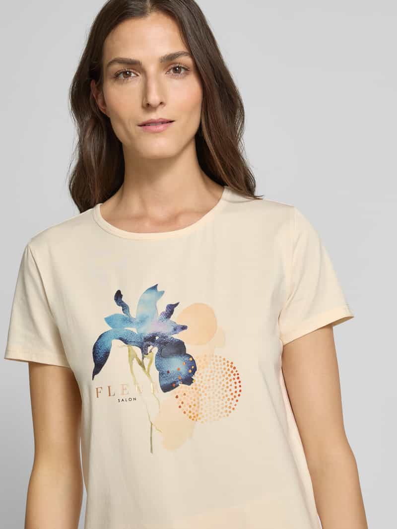 Soyaconcept Regular fit T-shirt van katoenmix model 'Rina'