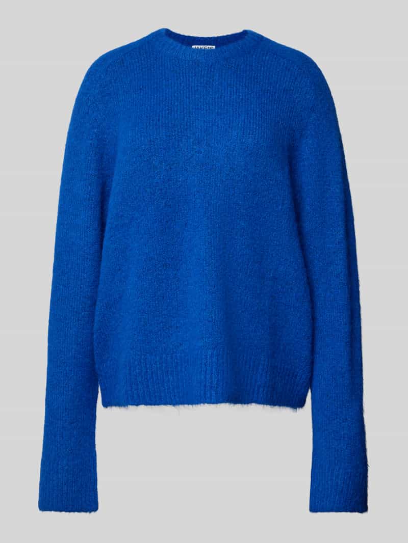 Jake*s Casual Oversized gebreide pullover met ribboorden
