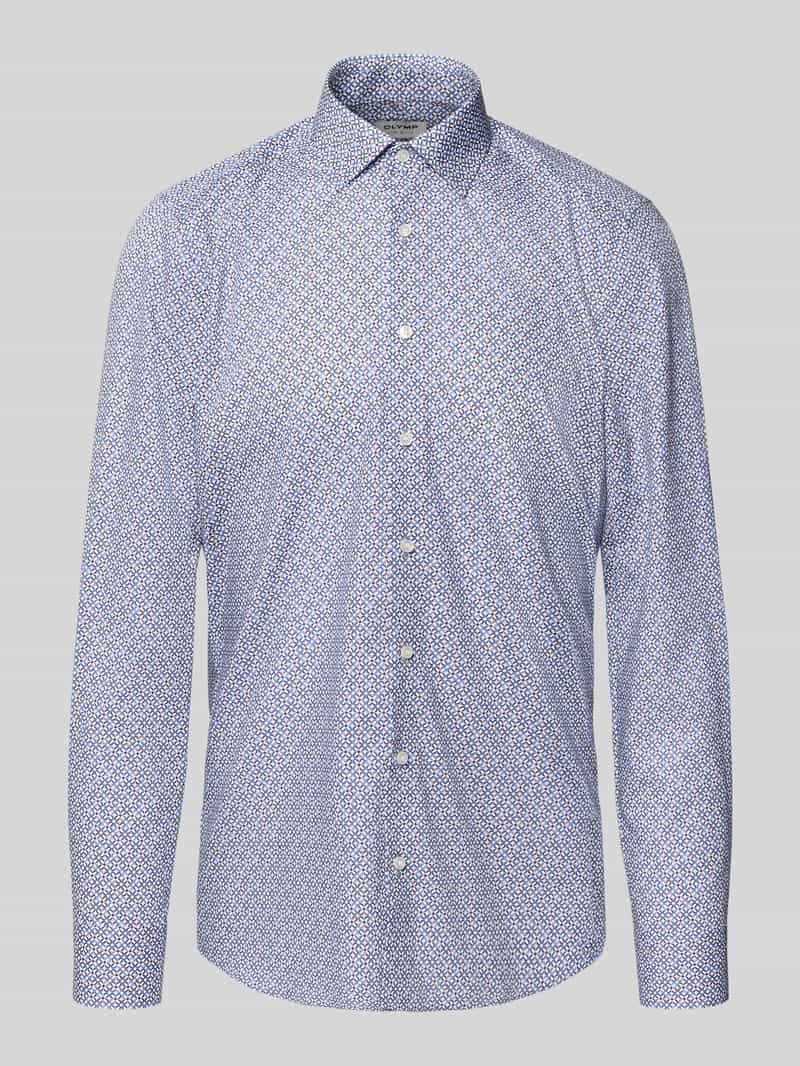OLYMP Level Five Slim fit zakelijk overhemd met kentkraag