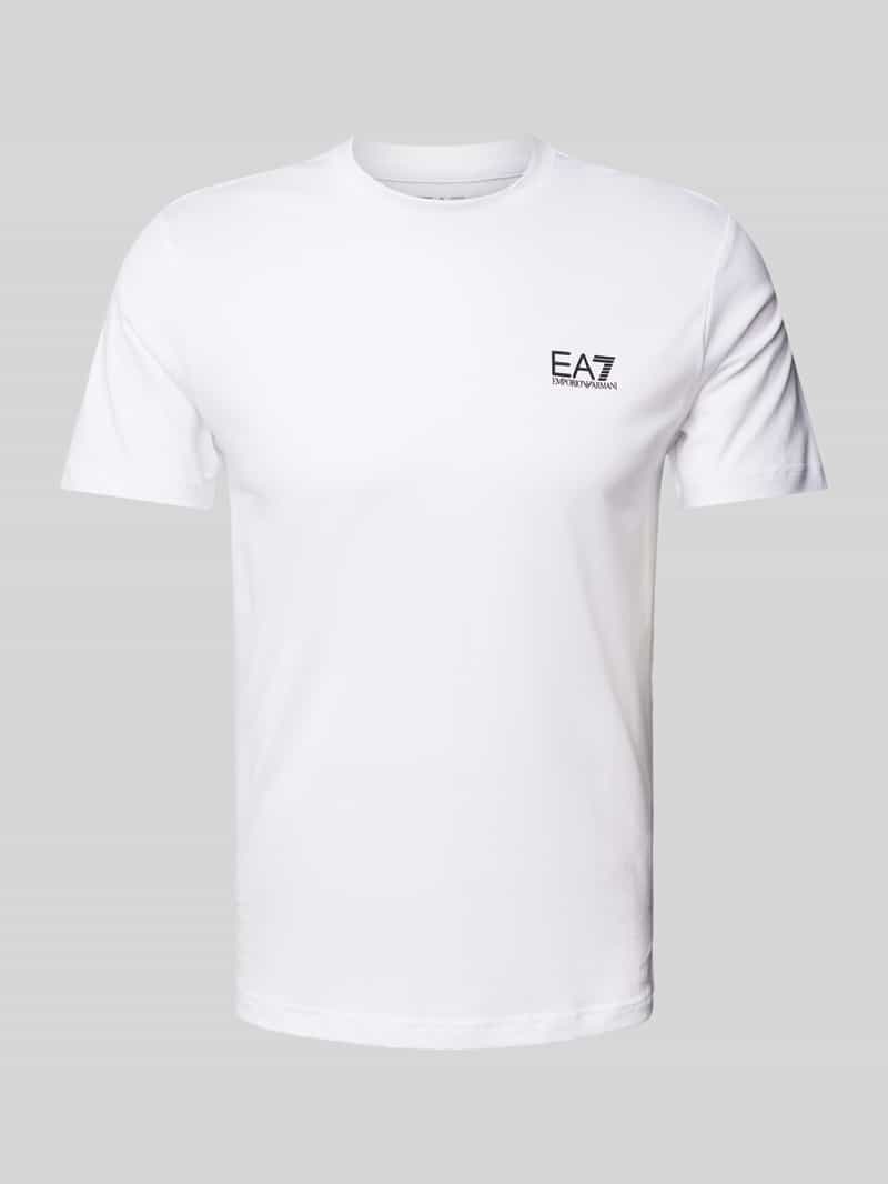 EA7 Emporio Armani T-shirt van puur katoen model 'TRAIN CORE'